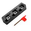 JALYKA Dowel Maker 10mm, 12mm, 14mm Electric Drill Milling Dowel Round Rod Auxiliary Tool with Carbide Blade Woodworking Tool (Color : 1pcs Blade) view 1