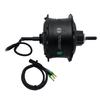 HALLOMOTOR 8FUN 36V 48V 500W Brushless Geared DC Rear Thread On Hub Motor 175mm/190mm for Fatbike (36V 500W, Dropout Width: 190mm)