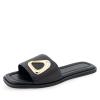 Aerosoles Women's BLAIRE Slide Sandal, Black Leather, 5M view 1
