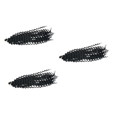 DOITOOL 3pcs Boho Braids Wig Women African Dirty Braid Girls Wig Curly Hair Accessories Springy for Parties