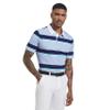 Men's Short Sleeve Polo Shirts for Men Casual Collared Striped Rugby Shirts for Mens Soft Pique Cotton Dry Fit Golf Polo Shirts for Men, XL view 2