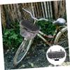 BESPORTBLE 2pcs Lightweight Bike Basket Cover Easy to Install Sturdy Protective Lid for Front Baskets Keeps Items Secure While Riding Folding Design view 3