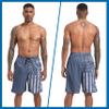 FT FENTENG Mens Swim Trunks with Compression Liner, Vintage Navy USA Flag Men Bathing Suit Swimming Trunks 9 Inch Inseam Board Shorts Men's Swimwear, 4 Way Stretch Beach Shorts Quick Dry Swimsuits, L view 2
