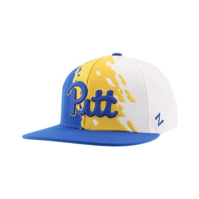 Pittsburgh Panthers NCAA Officially Licensed Hat Flat Snapback Z11 Retro Paintbrush