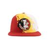 Florida State Seminoles NCAA Officially Licensed Hat Flat Snapback Z11 Retro Paintbrush view 2