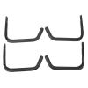 Astibym Kayak Storage Hook Rack Universal Space Saving Iron Canoe Wall Mounted Hooks for Boat RV Garage (L 1.8x9.5cm / 0.7x3.7in) view 2