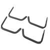 Astibym Kayak Storage Hook Rack Universal Space Saving Iron Canoe Wall Mounted Hooks for Boat RV Garage (L 1.8x9.5cm / 0.7x3.7in) view 4