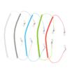 Happyyami 5 Pcs Fishing Tether with Elastic Ropes Steel Wire Keychain Wire Ring Fishing Rigs Outdoor Adventure Gear Random Color view 1