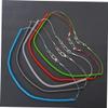 Happyyami 5 Pcs Fishing Tether with Elastic Ropes Steel Wire Keychain Wire Ring Fishing Rigs Outdoor Adventure Gear Random Color view 3