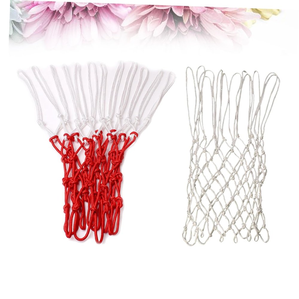 Happyyami Basketball Goal Net 12' High Density Nylon Mesh Replacement for Basketball Rim Easy Install Durable