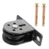 Happyyami 2pcs Fitness Bearing Pulley with Mute Wheel Heavy-Duty Workout Lifting Equipment for Home Gym Wall and Beam Installation Smooth with Expansion Bolts view 1