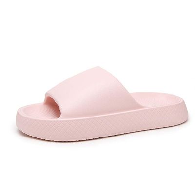 ANEIDA Slippers for Women and Men, Slippers Quick Drying Slide Sandal with Thick Sole Non-Slip Soft Shower Slippers Open House Sandals for Indoor Outdoor(Size:EU 40-41,Color:Pink)