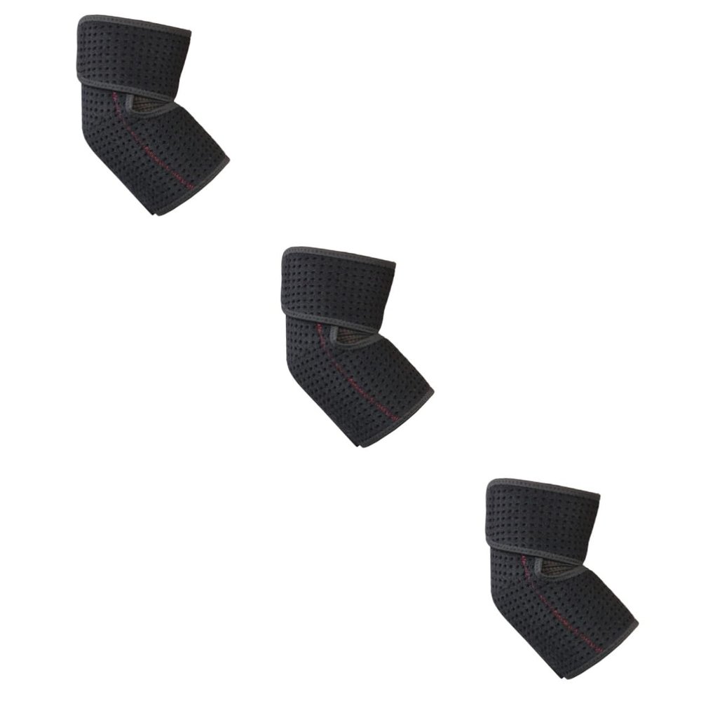 Mobestech 3pcs Elbow Compression Sleeve for Sports Support Brace for Basketball Weightlifting and More Comfortable Elbow for Active Individuals