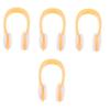 Mobestech 4pcs Swimming Nose Clip Skid Silicone Nose Clip for Adults Boys and Girls Lightweight and Comfortable Design Prevents Water Ingress for Swimming and Water Sports Activities view 1