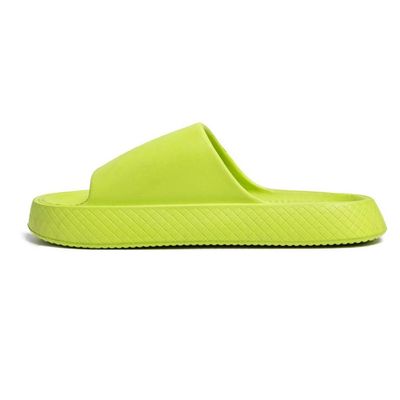ANEIDA Slippers for Women and Men, Slippers Quick Drying Slide Sandal with Thick Sole Non-Slip Soft Shower Slippers Open House Sandals for Indoor Outdoor(Size:EU 40-41,Color:Green)