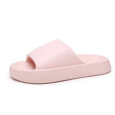 ANEIDA Slippers for Women and Men, Slippers Quick Drying Slide Sandal with Thick Sole Non-Slip Soft Shower Slippers Open House Sandals for Indoor Outdoor(Size:EU 38-39,Color:Pink)