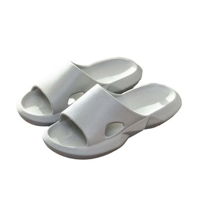ANEIDA Unisex Slippers for Women/Men Non-Slip Ultralight Flat Soft Sandals Soft House Flip Flop for Indoor Home Garden Bathroom Poolside(Size:EU 40-41,Color:Grey)