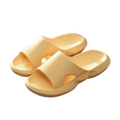 ANEIDA Unisex Slippers for Women/Men Non-Slip Ultralight Flat Soft Sandals Soft House Flip Flop for Indoor Home Garden Bathroom Poolside(Size:EU 36-37,Color:Yellow)