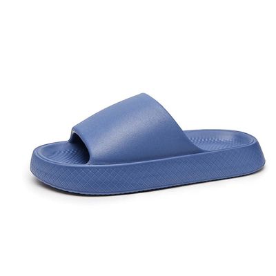 ANEIDA Slippers for Women and Men, Slippers Quick Drying Slide Sandal with Thick Sole Non-Slip Soft Shower Slippers Open House Sandals for Indoor Outdoor(Size:EU 44-45,Color:Blue)