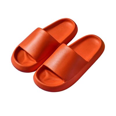 ANEIDA Pillow Slippers for Women Men Non-Slip Soft Cloud Slides Thick Sole Quick Dry Bathroom Shower Sliders Summer House Indoor Outdoor Sandals(Size:EU 40-41,Color:Orange)