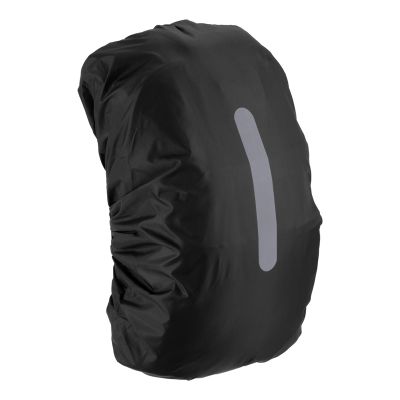 M METERXITY Backpack Rain Cover - Waterproof Lightweight Cover with Vertical Reflective Strap, Apply to Cycling/Hiking/Mountain Climbing (55-65L, L, Black)