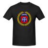 WOLEN 82nd Airborne Division Men's Round Neck Comfortable Short Sleeve T-Shirt Black view 1