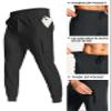 YOVVI Men's Athletic Joggers Stretch Sweatpants with Zipper Pockets Lightweight Running Workout Gym Track Golf Jogging Training Sweat Pants for Men(Grey,XL) view 4