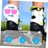 Yardwe 2pairs Roller Skate Stoppers Toe Guards Screws for Professional Skate Brakes Easy to Install and Comfortable to Use view 3