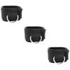 BESPORTBLE 2pairs Ankle Support Straps Cotton Protective Gear for Gym Training for Leg Stretching Reducing Pain and Injury for Men and Women Black view 1