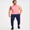 YOVVI Men's Athletic Joggers Stretch Sweatpants with Zipper Pockets Lightweight Running Workout Gym Track Golf Jogging Training Sweat Pants for Men(Dark Blue,3XL) view 2