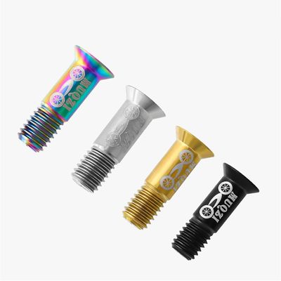 Moutain Bike Guide Wheel Fixing Screw 2/4Pcs Bicycles Rear Derailleur Screws M5x16mm Ultralight Titanium Alloy Rear Derailleur Pulley Bolts for MTB Road Folding Bike (4PCS Mixed Colors)