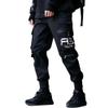 XYXIONGMAO Men's Black Fashion Tactical Streetwear Techwear Joggers Hip Hop Streetwear Sweatpants Cargo Pants for Men(Green,L) view 1