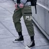 XYXIONGMAO Men's Black Fashion Tactical Streetwear Techwear Joggers Hip Hop Streetwear Sweatpants Cargo Pants for Men(Green,L) view 2