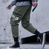XYXIONGMAO Men's Black Fashion Tactical Streetwear Techwear Joggers Hip Hop Streetwear Sweatpants Cargo Pants for Men(Green,L) view 3