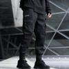 XYXIONGMAO Men's Black Fashion Tactical Streetwear Techwear Joggers Hip Hop Streetwear Sweatpants Cargo Pants for Men(Green,L) view 4
