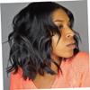 Housoutil Short Curve Wigs for Women Cosplay Synthetic Hair Comfortable Headwear Wig view 4