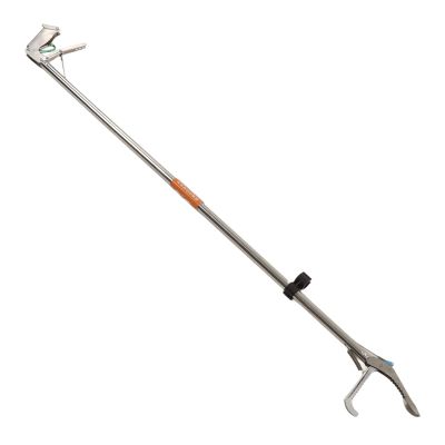 Horoper Foldable Self Lockable Stainless Steel Reptile Grabber, Snake Tong Foldable Self Lockable Stainless Steel Strong Reptile Grabber Catcher Snake Handling Tool