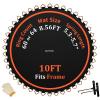 DOYUEE Trampoline Mat102.8in/8.56ft Dia Mat with 60 Rings, Fits 10FT Trampoline Frame Use 5.3"-5.7" Springs, Spring and Frame not Included view 1