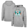 47 Men's Gray Miami Dolphins Regional Headline Pullover Hoodie view 1