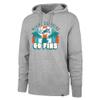 47 Men's Gray Miami Dolphins Regional Headline Pullover Hoodie view 2