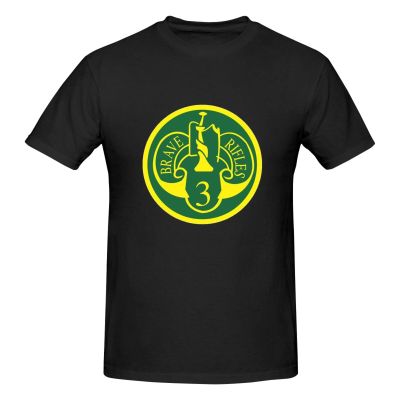 Army 3rd Armored Cavalry Regiment Men's Round Neck Comfortable Short Sleeve T-Shirt