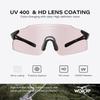WGKVP Photochromic Running Glasses for Women and Man, with UV400 Protection Lightweight Wraparound Sports Glasses for Running & Outdoor Training (Black) view 3