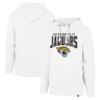 47 Men's White Jacksonville Jaguars Elements Arch Headline Pullover Hoodie view 1