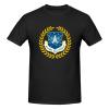 Air Force Space Command Men's Round Neck Comfortable Short Sleeve T-Shirt Black view 1
