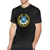 Air Force Space Command Men's Round Neck Comfortable Short Sleeve T-Shirt Black view 2
