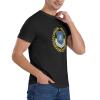 Air Force Space Command Men's Round Neck Comfortable Short Sleeve T-Shirt Black view 4