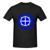 35th Infantry Division Men's Round Neck Comfortable Short Sleeve T-Shirt Black view 1