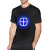 35th Infantry Division Men's Round Neck Comfortable Short Sleeve T-Shirt Black view 2
