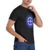 35th Infantry Division Men's Round Neck Comfortable Short Sleeve T-Shirt Black view 4