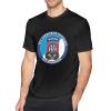 82nd Airborne Division with Jump Wings Men's Round Neck Comfortable Short Sleeve T-Shirt Black view 2